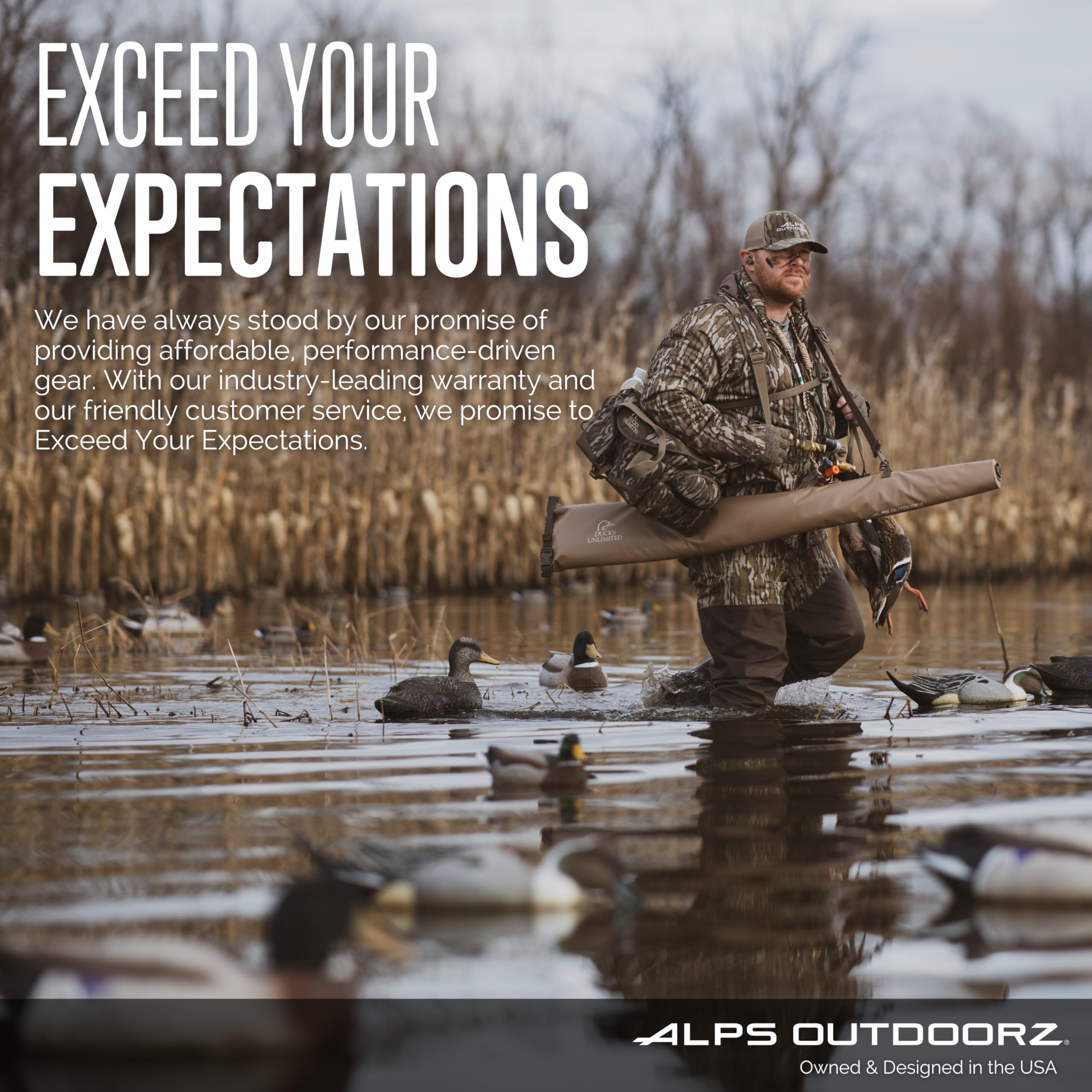 ALPS OutdoorZ Ducks Unlimited Pit Blind Bag supports quick access and gear readiness in hunts.
