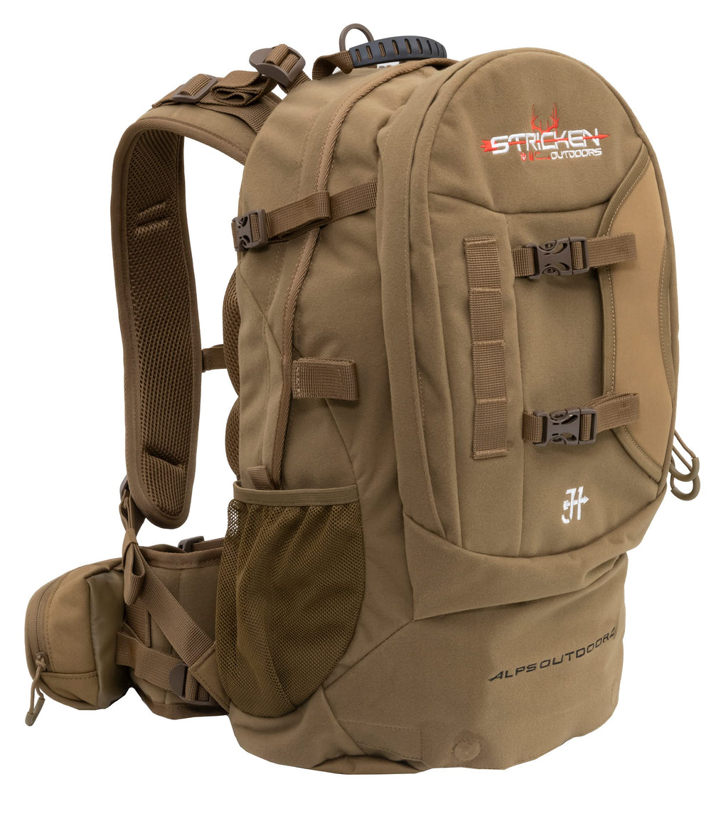ALPS OutdoorZ Pursuit Pack bow pocket enables secure, hands-free trekking