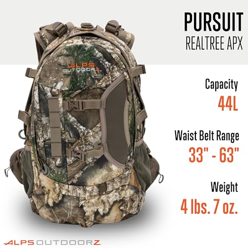 ALPS OutdoorZ Pursuit Pack front-pocket organization keeps essentials within reach