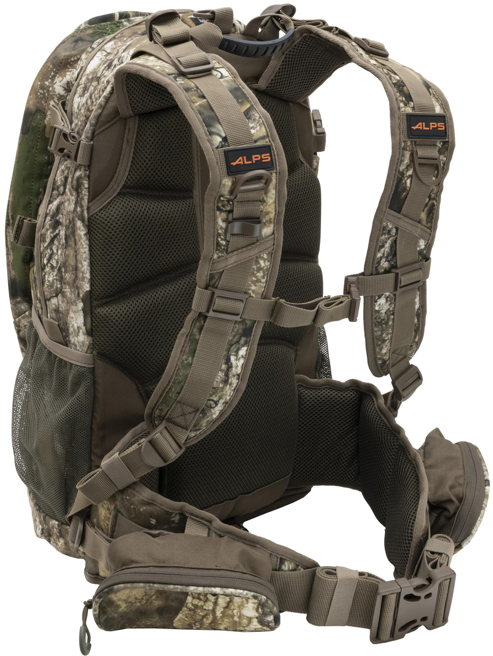 ALPS OutdoorZ Pursuit Pack padded-waist-belt reduces strain during long hunts