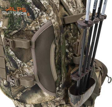 ALPS OutdoorZ Pursuit Pack quiver-holders keep arrows secure and accessible
