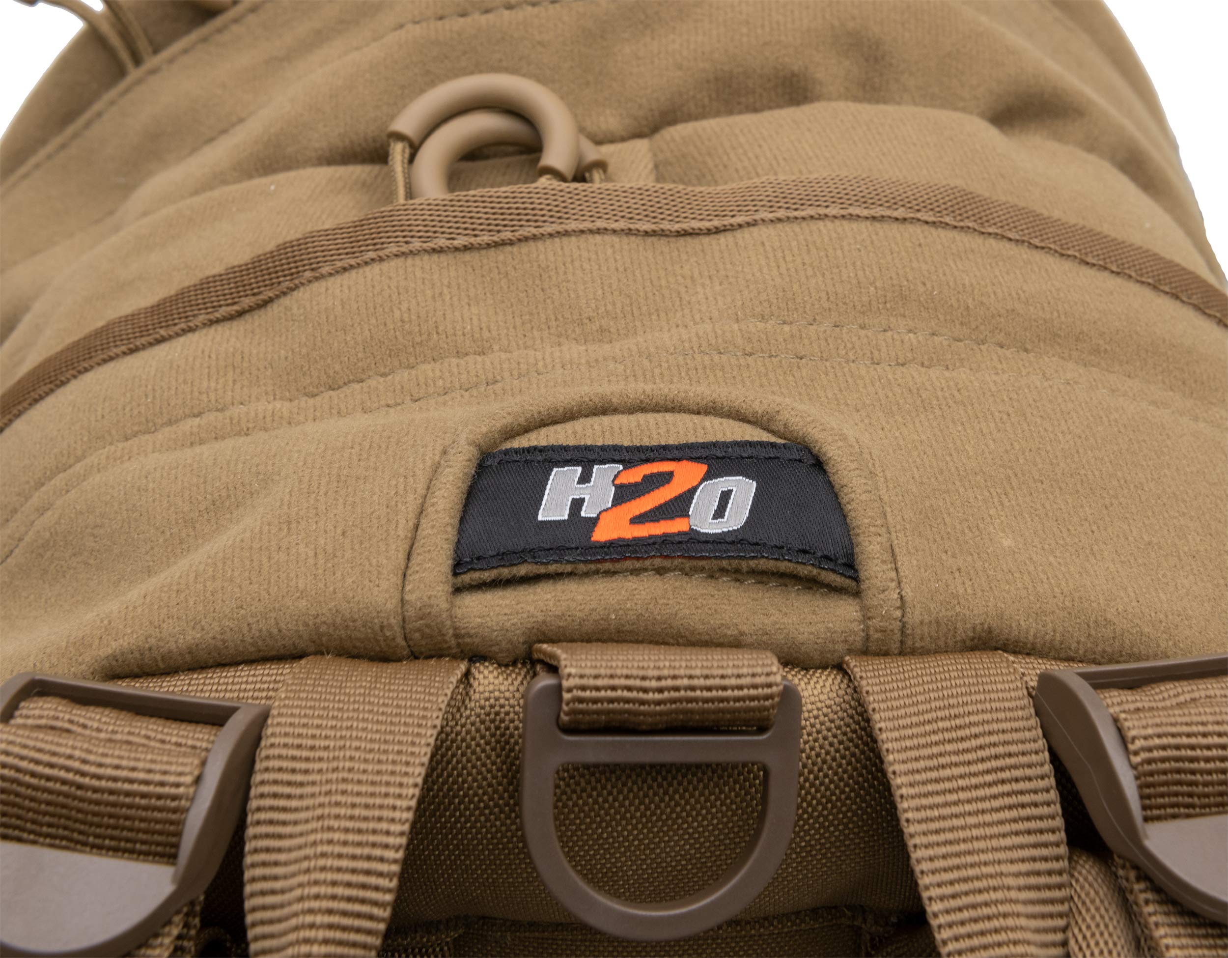ALPS OutdoorZ Pursuit Pack blaze orange rain cover protects gear in wet conditions.