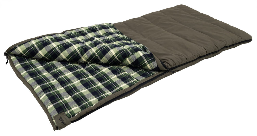 ALPS OutdoorZ Redwood two-layer offset design reduces cold spots.