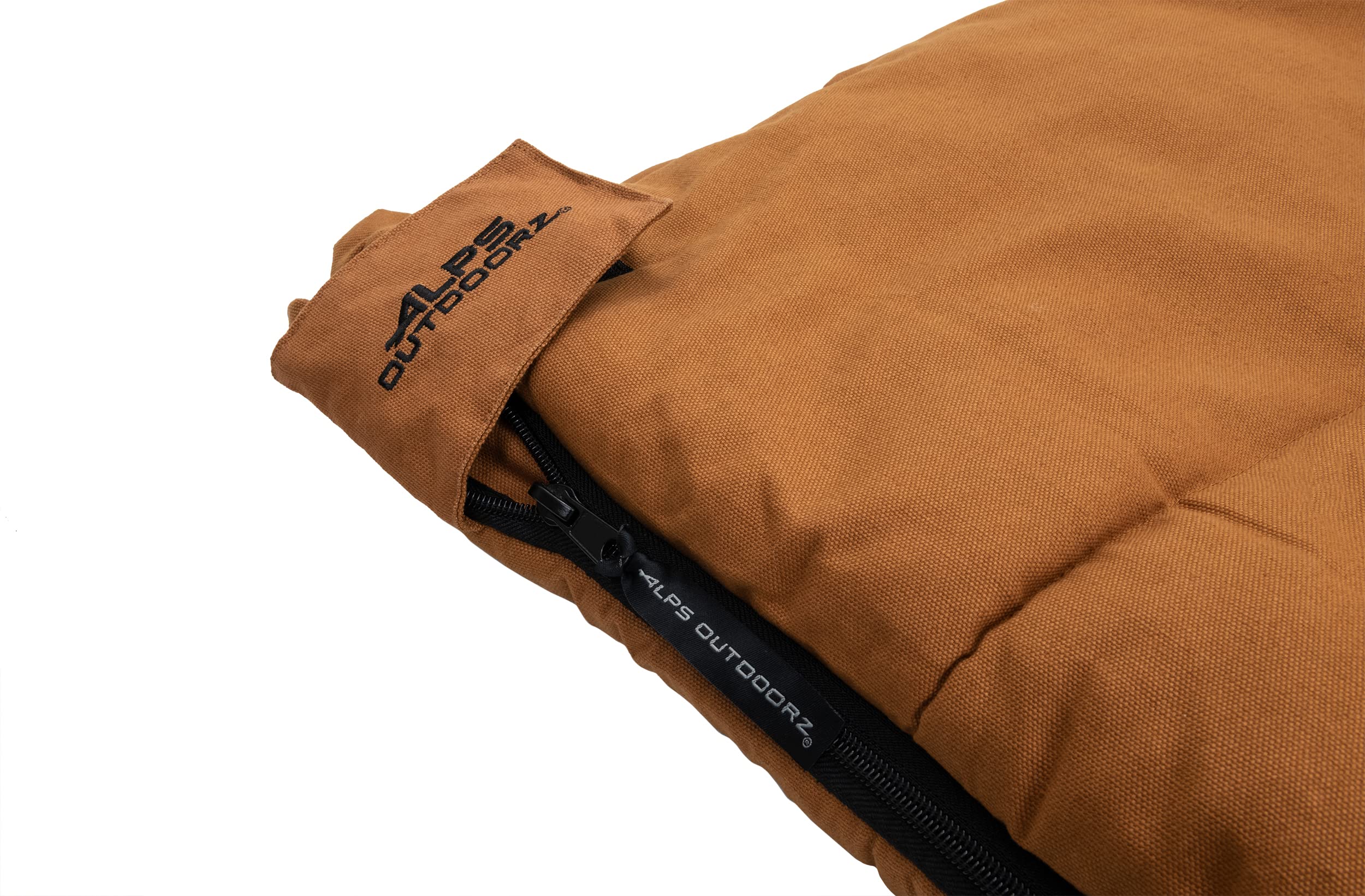 ALPS OutdoorZ Redwood heavy-duty zippers enable shared space