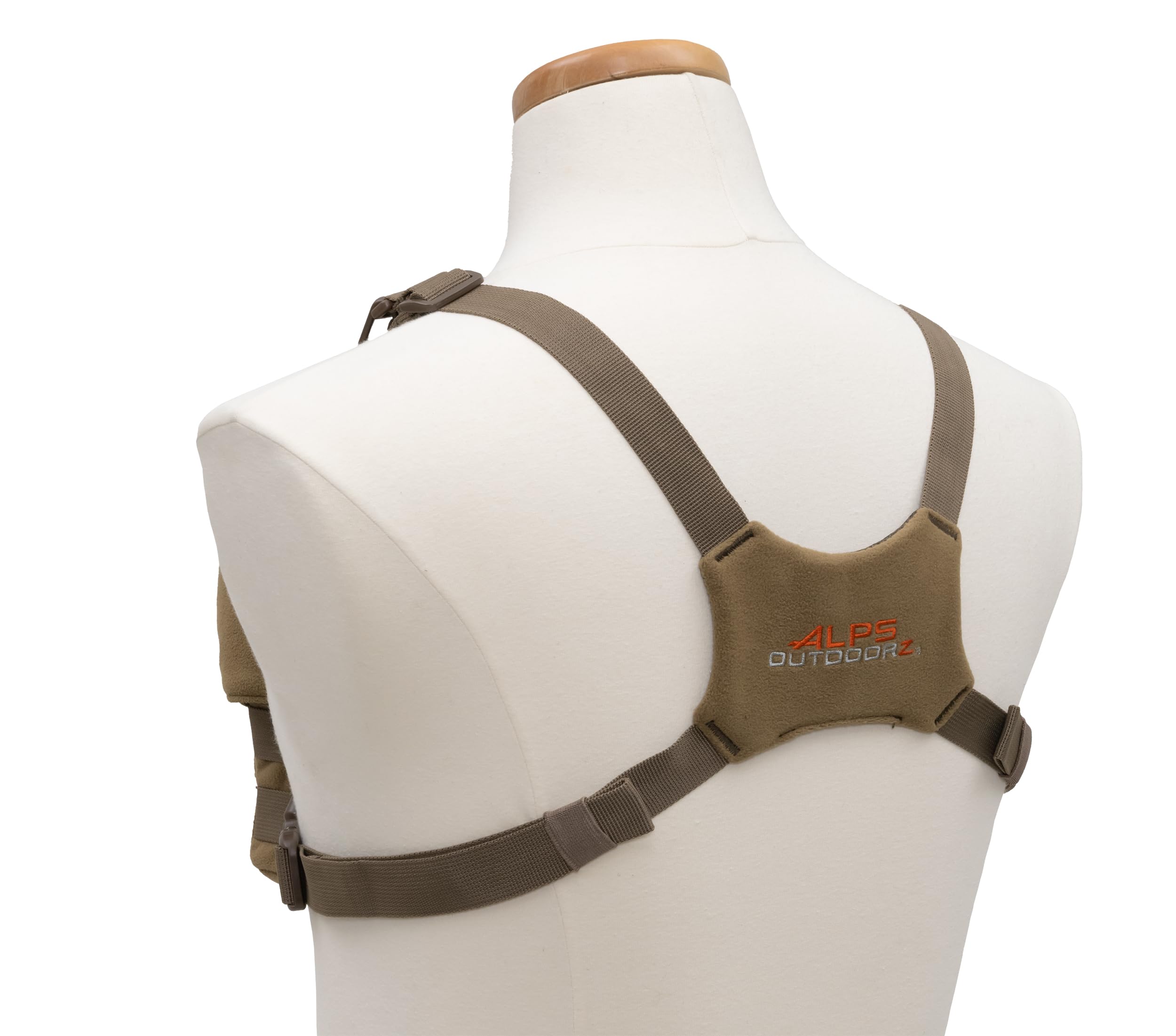 ALPS OutdoorZ Shield Bino Harness side MOLLE for rangefinder on either side.