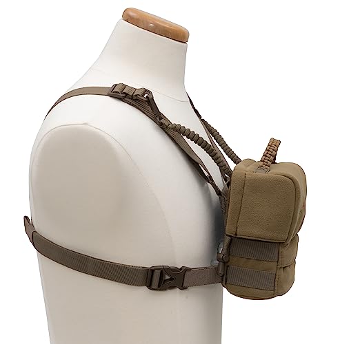 ALPS OutdoorZ Shield Bino Harness suede shove pocket for phone or small gear.