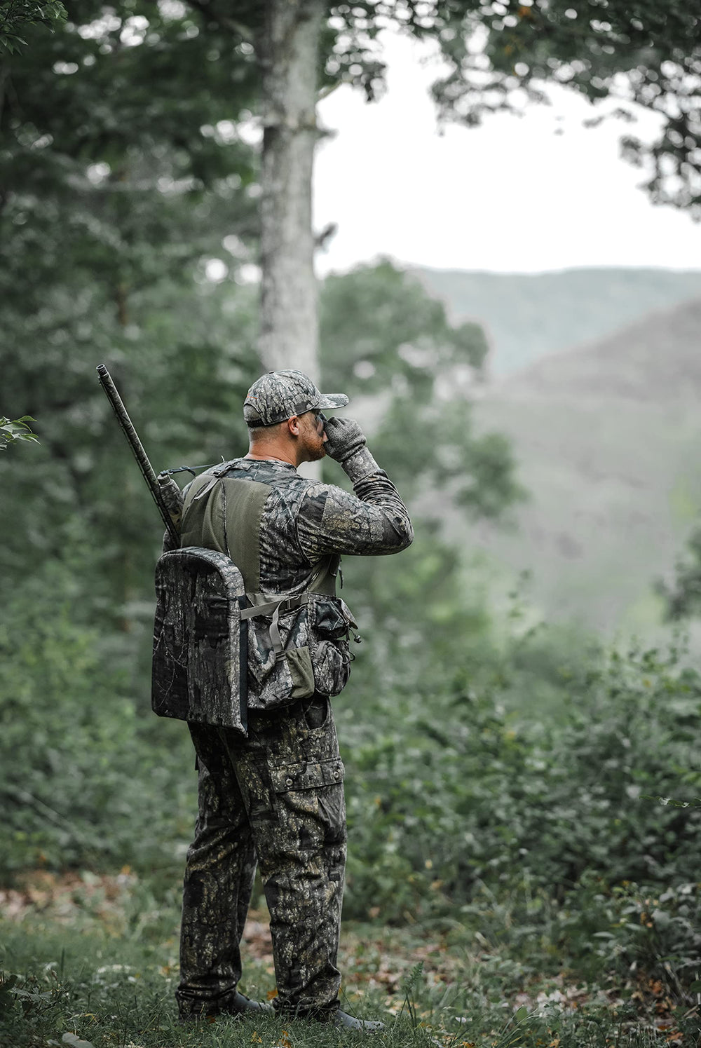 ALPS OutdoorZ Realtree Timber camouflage with breathable mesh panels for concealment and comfort.