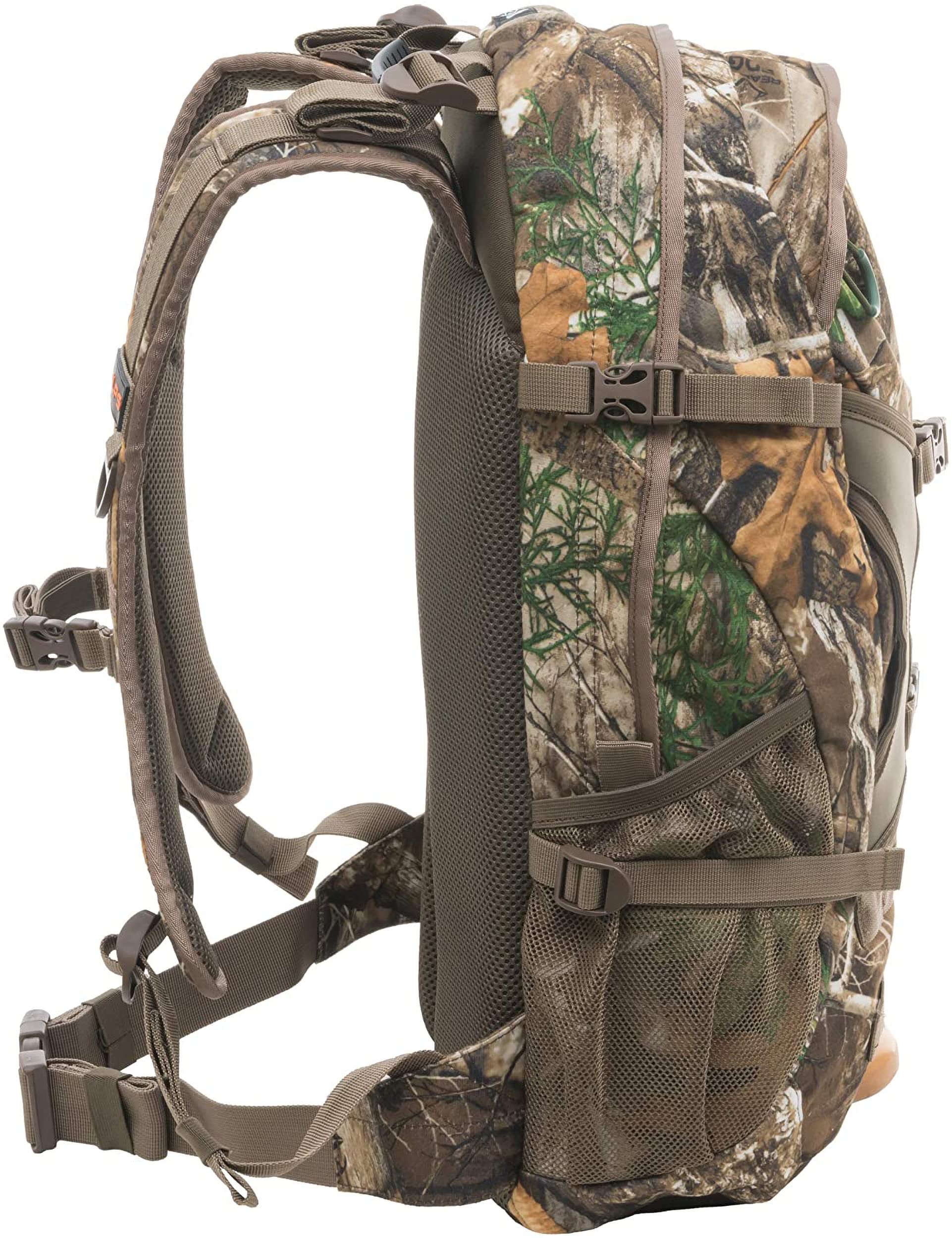 ALPS OutdoorZ Trail Blazer Pack side pocket access for quick gear during treks.