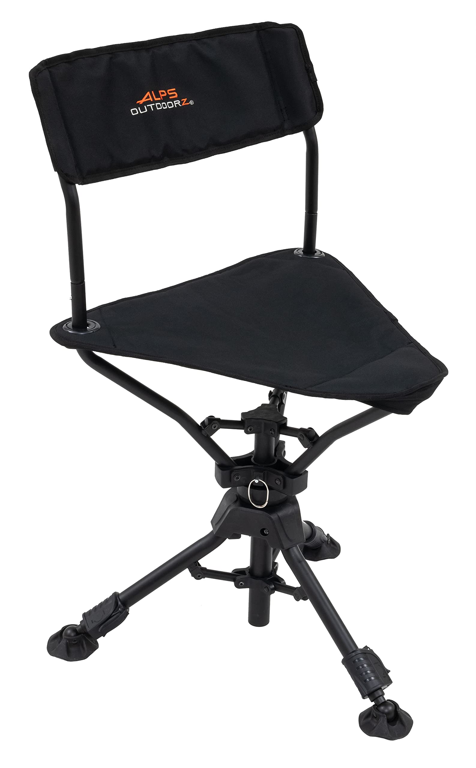 ALPS OutdoorZ Triad swivel stool angle backrest enhances comfort during long hunts
