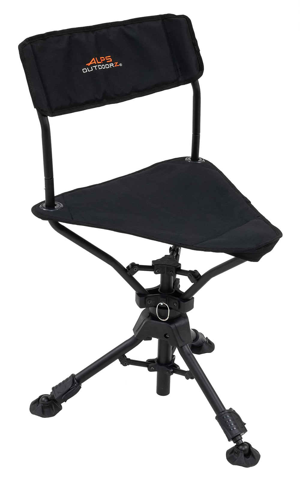 ALPS OutdoorZ Triad swivel stool angle backrest enhances comfort during long hunts