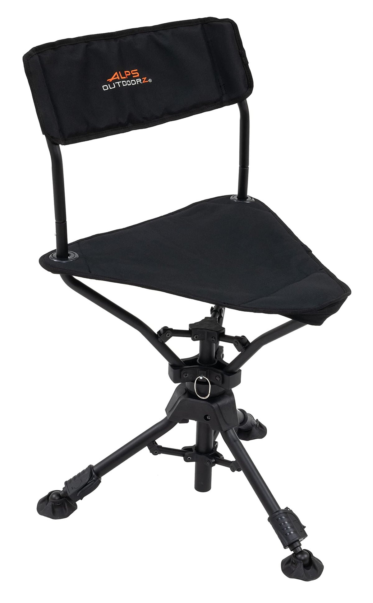 ALPS OutdoorZ Triad swivel stool angle backrest enhances comfort during long hunts