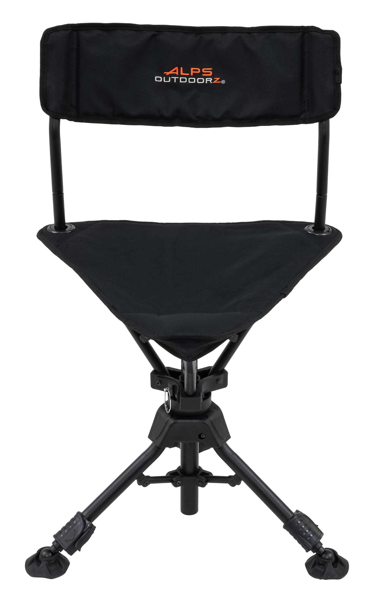 ALPS OutdoorZ Triad swivel stool lightweight design with detachable backrest