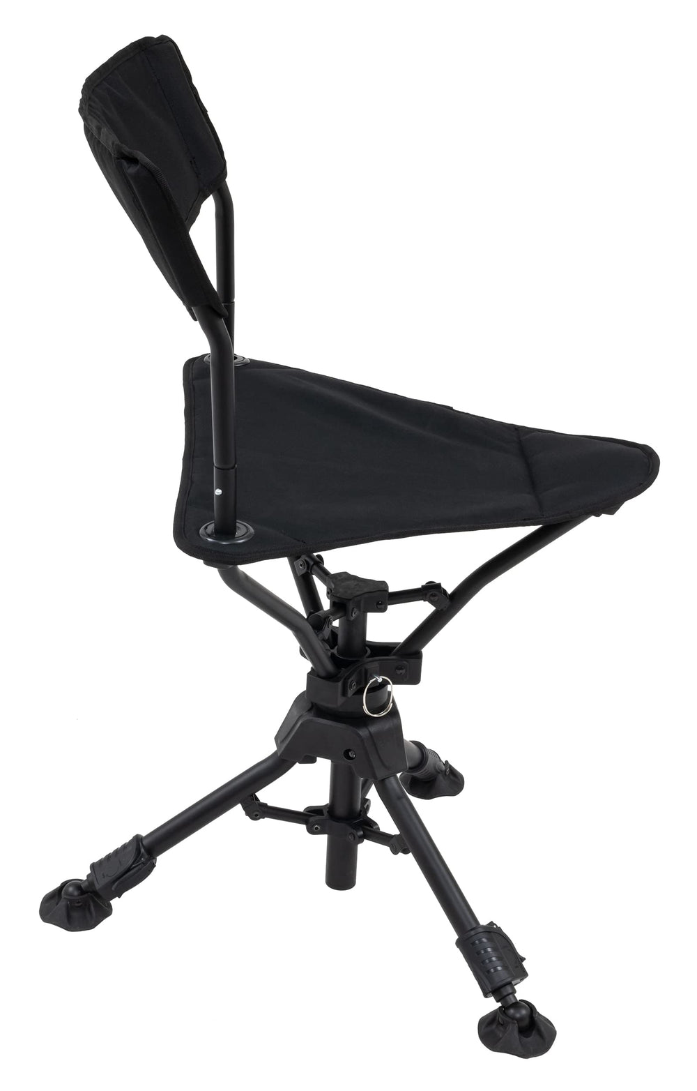 ALPS OutdoorZ Triad swivel stool independent adjustable legs keep setup level