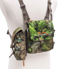 Back panel of ALPS OutdoorZ Vantage accommodating slate call and two strikers