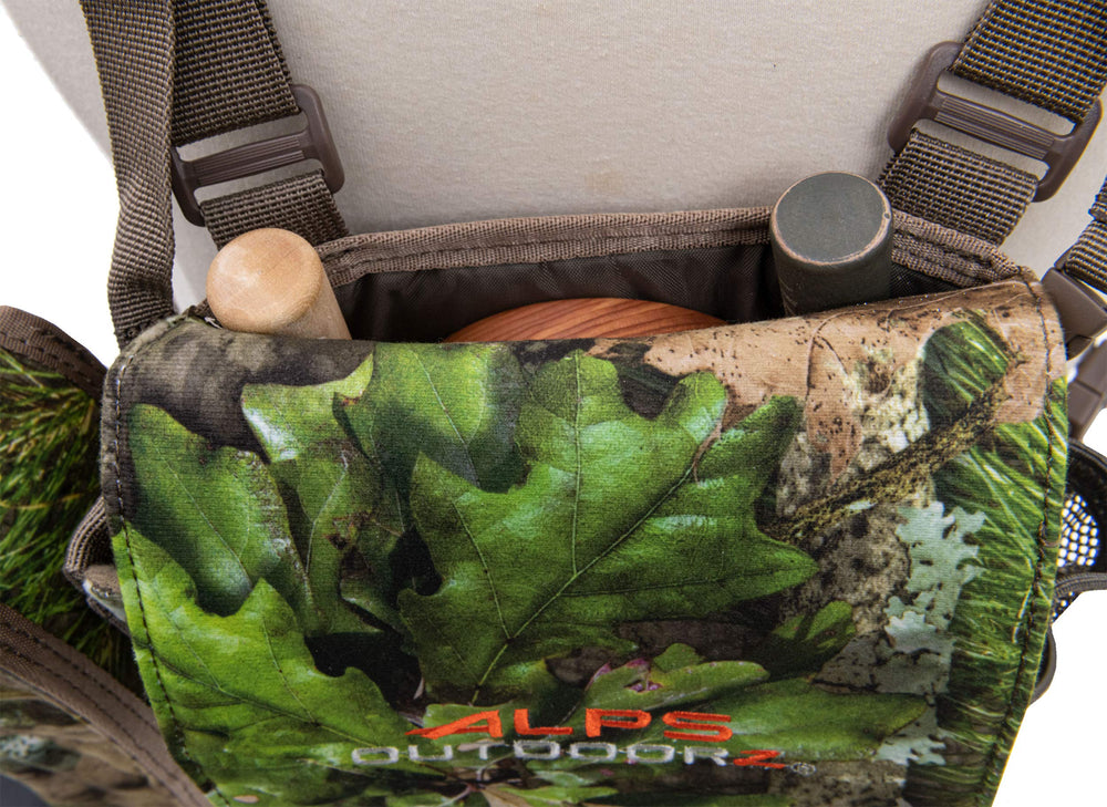 MOLLE system on ALPS OutdoorZ Vantage with attachment points for gear