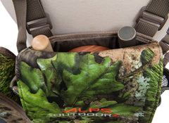 MOLLE system on ALPS OutdoorZ Vantage with attachment points for gear