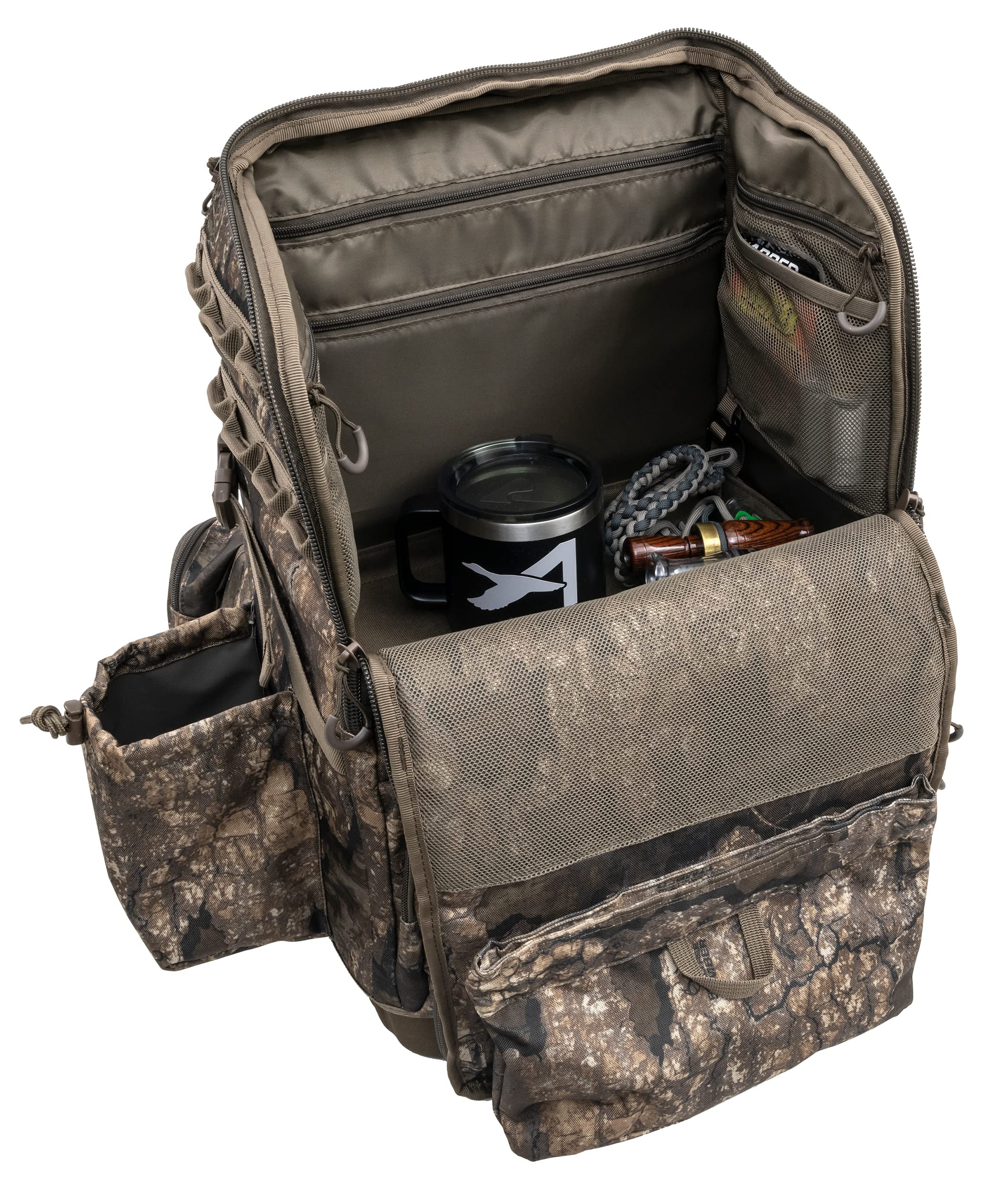 Drop-down gun boot offers quick, accessible firearm storage.
