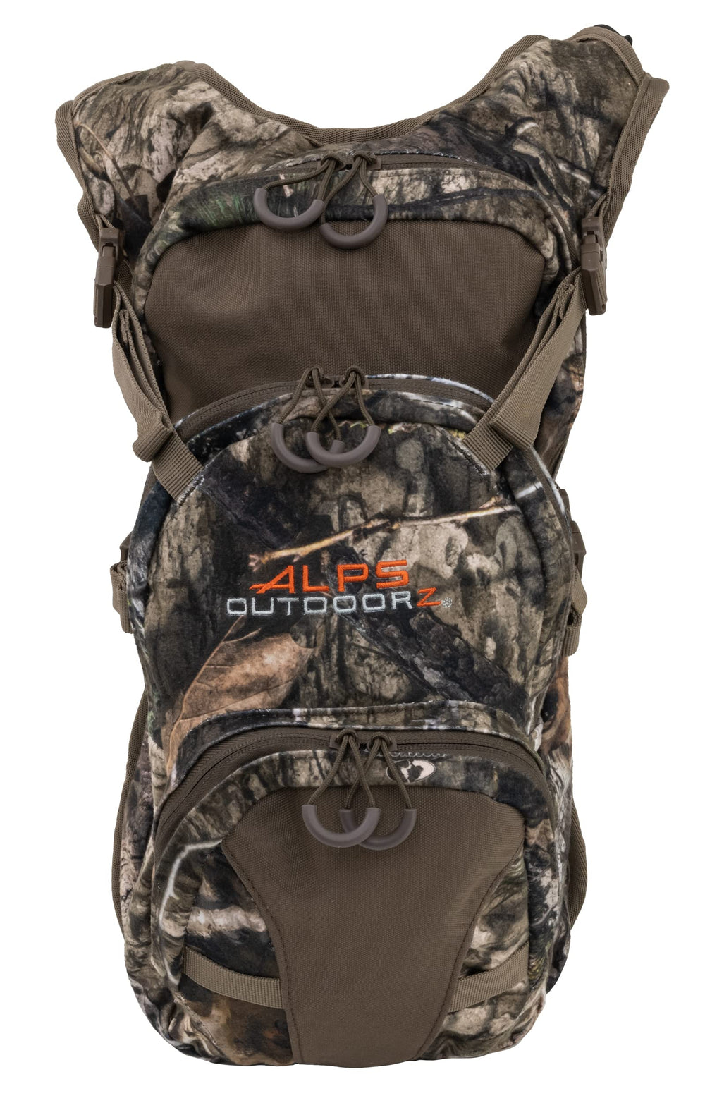 Front attachment points on Willow Creek Pack for additional gear