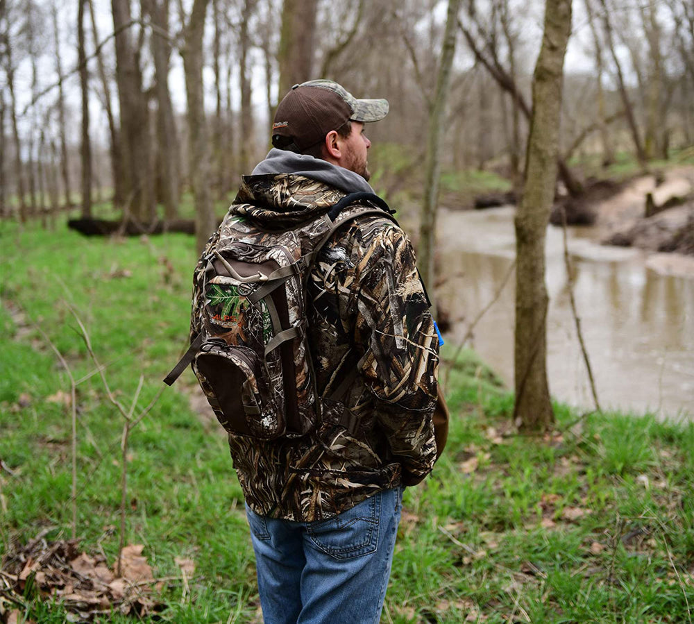 ALPS OutdoorZ Willow Creek main pocket securely stores gear