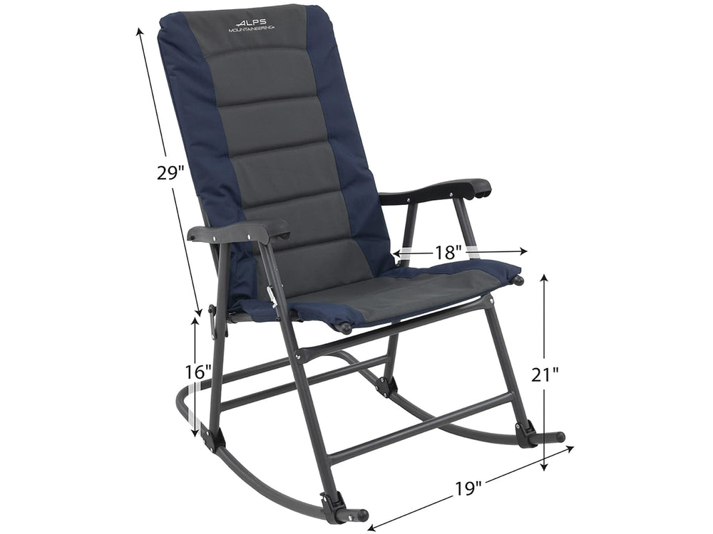 ALPS Mountaineering rocking chair cushioned seat after hike comfort