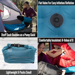 ALPS Trailblazer pump sack included for fast inflation during camping.
