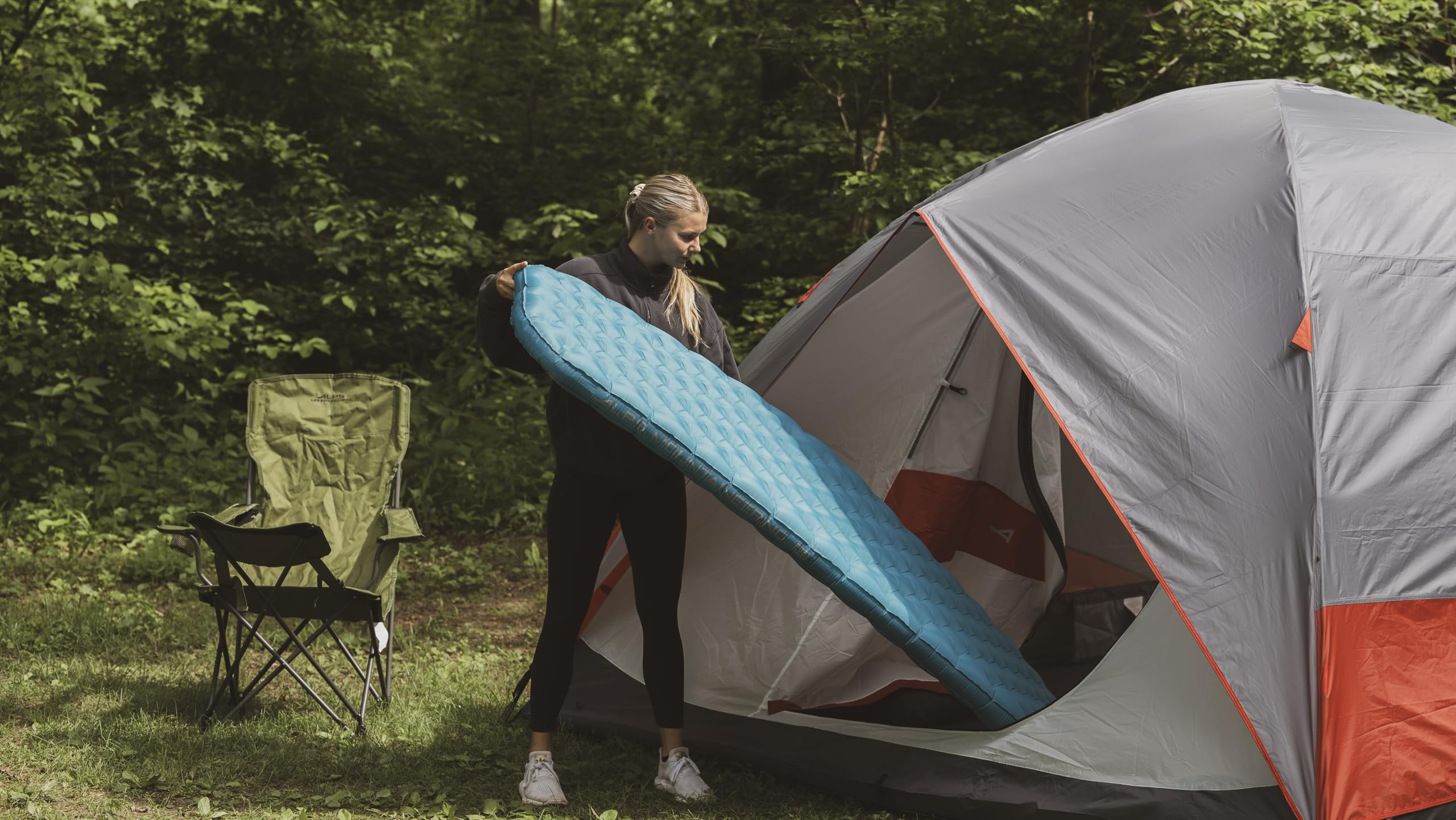 Shoulder-season camping use shows the pad's warmth in cool conditions.