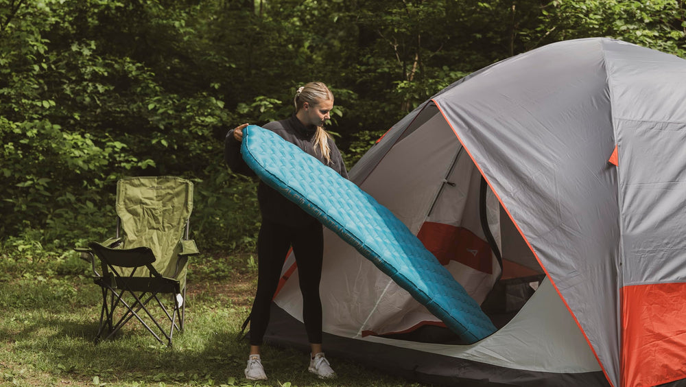Shoulder-season camping use shows the pad's warmth in cool conditions.