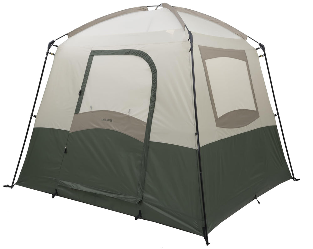 Spacious interior of ALPS Wildwood 4P tent showing ample room for gear and people.