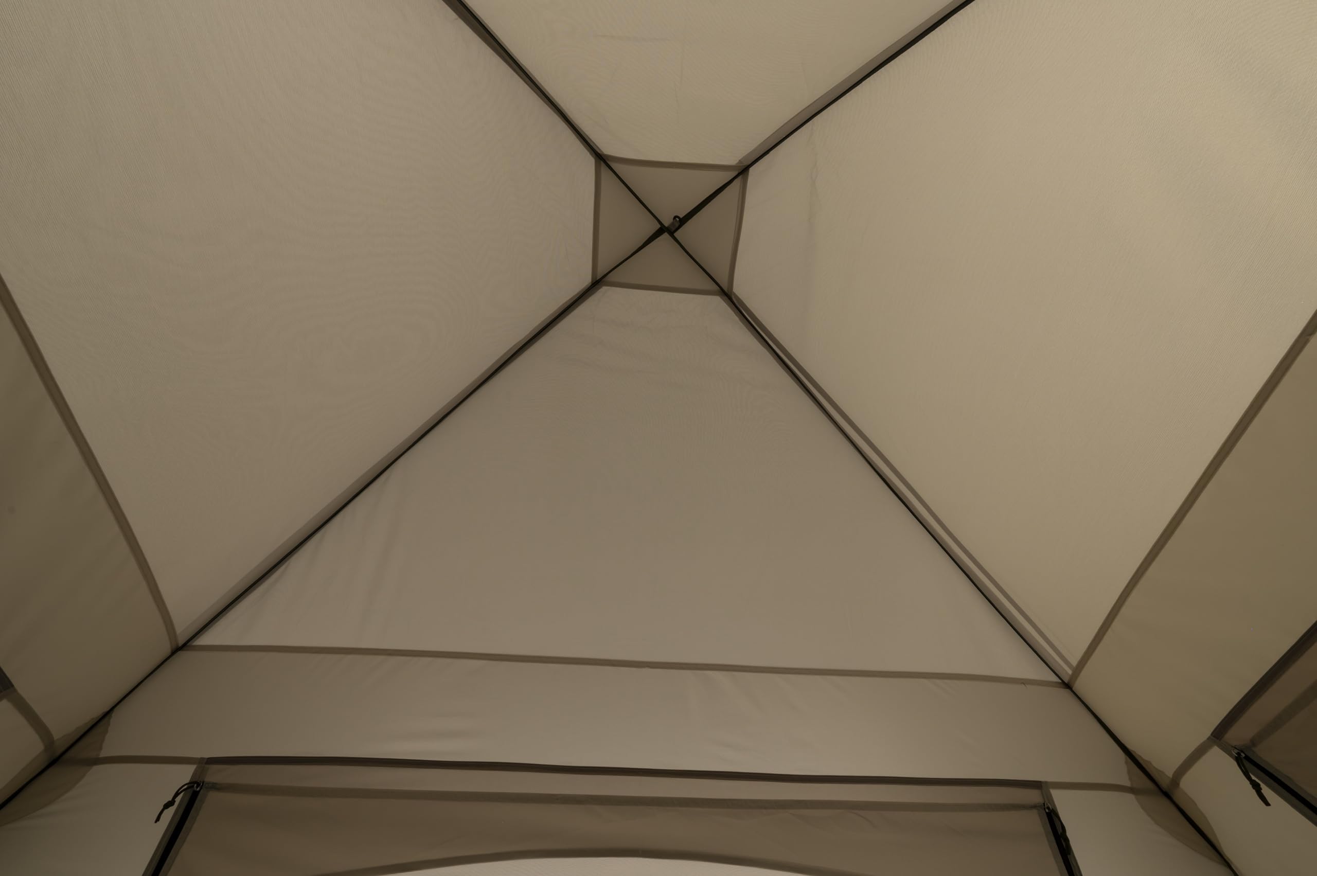 Mesh gear loft in ALPS Wildwood 4P tent keeps essentials off the floor.