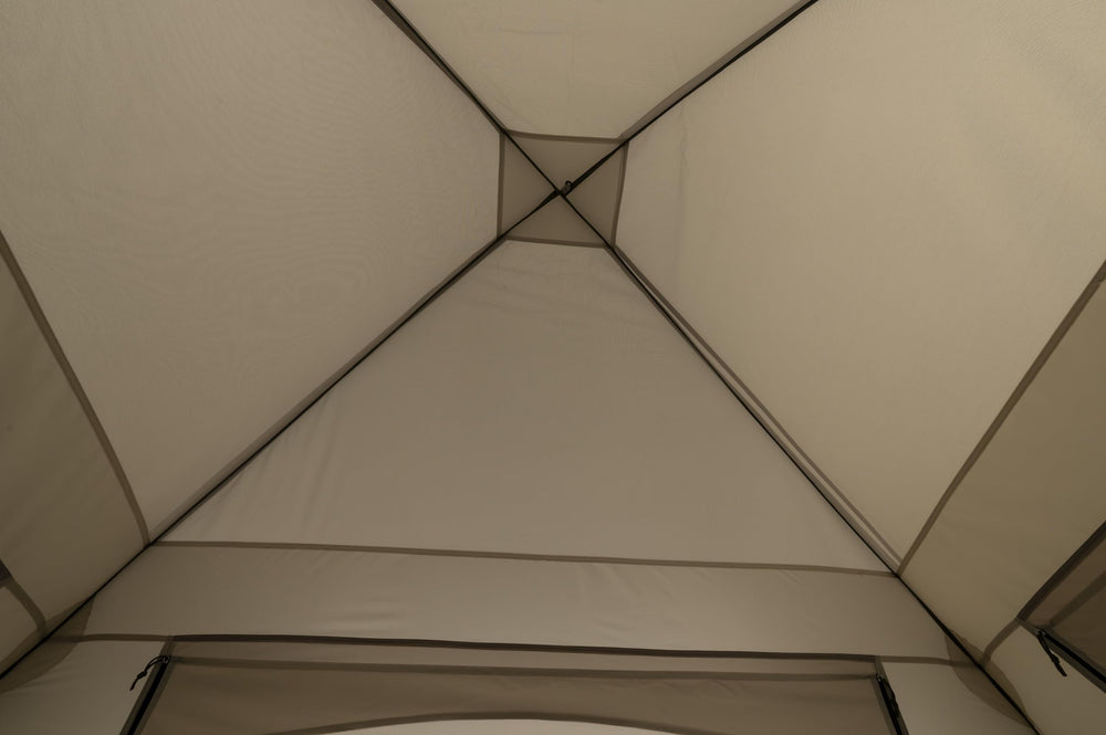 Mesh gear loft in ALPS Wildwood 4P tent keeps essentials off the floor.