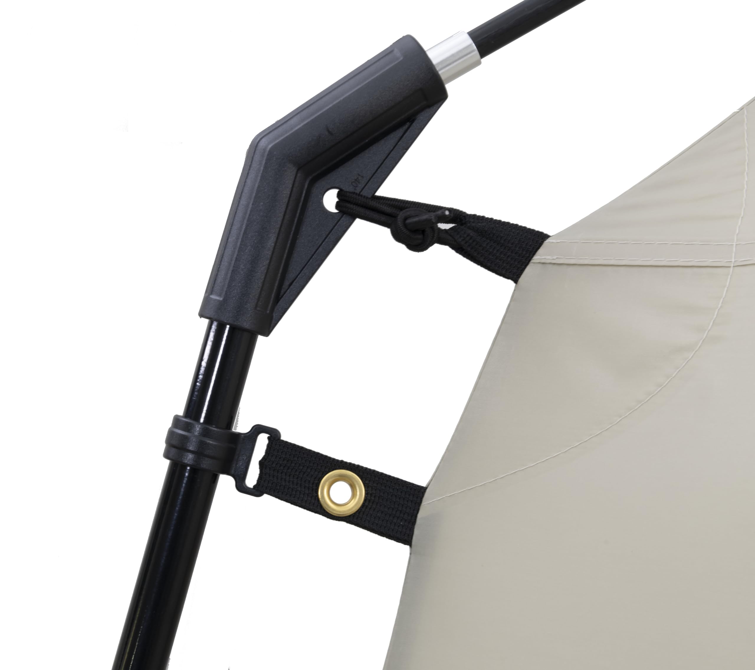 Large windows in ALPS Wildwood 4P tent provide ventilation and natural light.