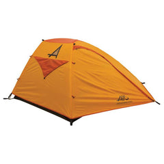 ALPS Mountaineering Zephyr 2P tent front view highlights breathable mesh and headroom