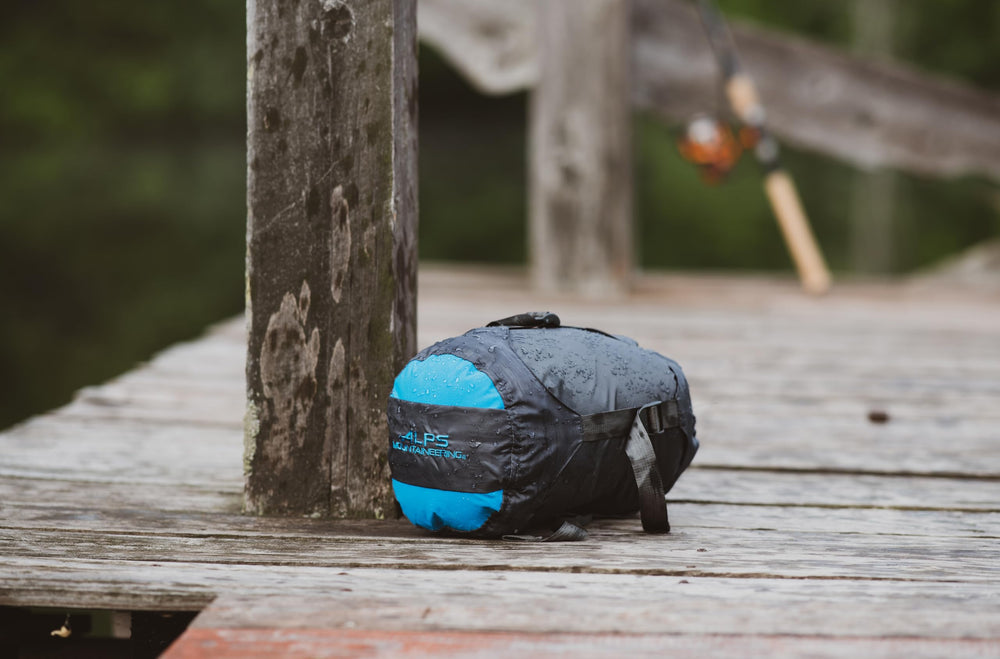 ALPS Mountaineering Bottom grab handle enables easy loading and retrieval