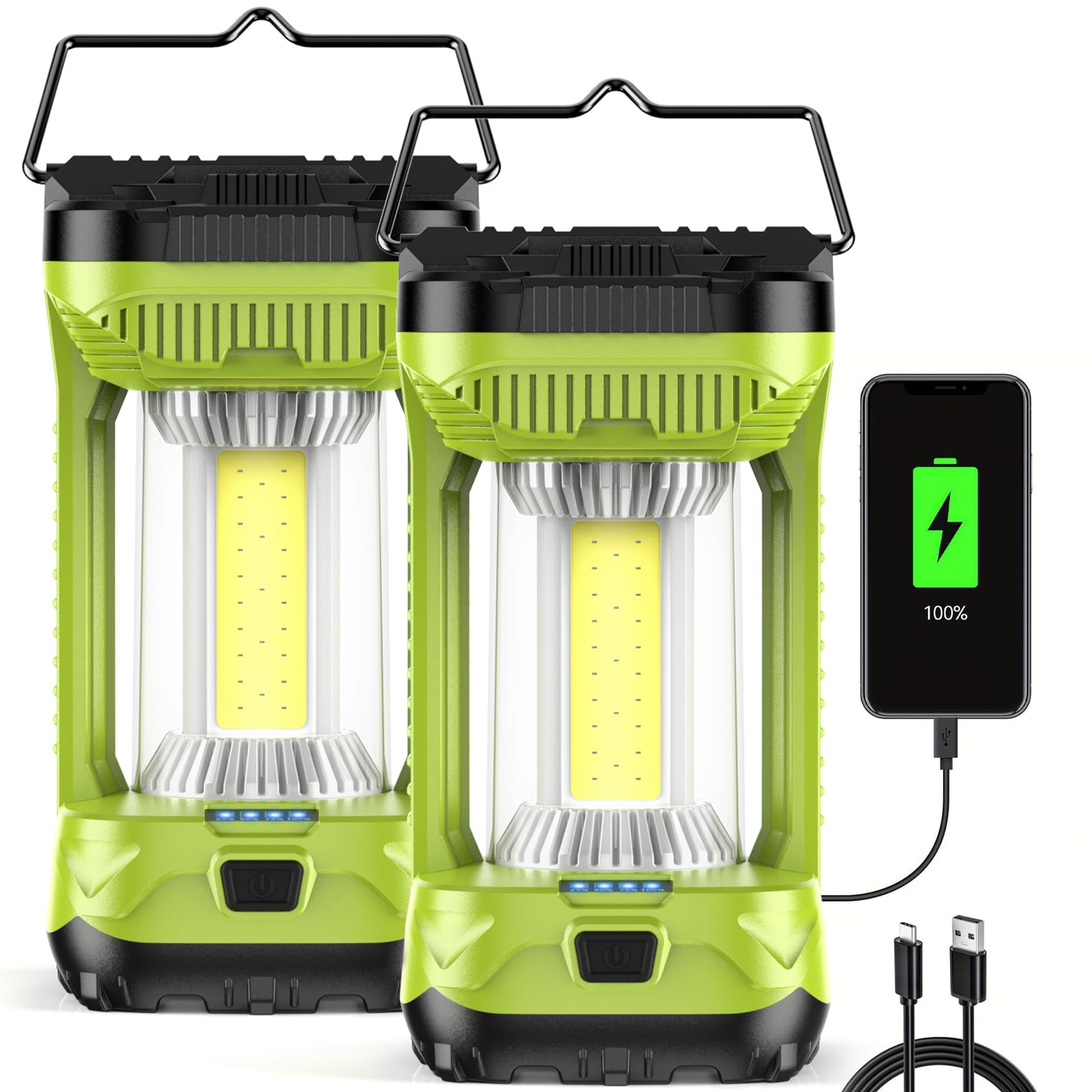 AlpsWolf camping lantern rechargeable 1000lm for bright outdoor lighting on camping trips