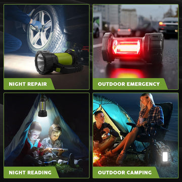 AlpsWolf emergency red strobe enhances visibility during critical situations.