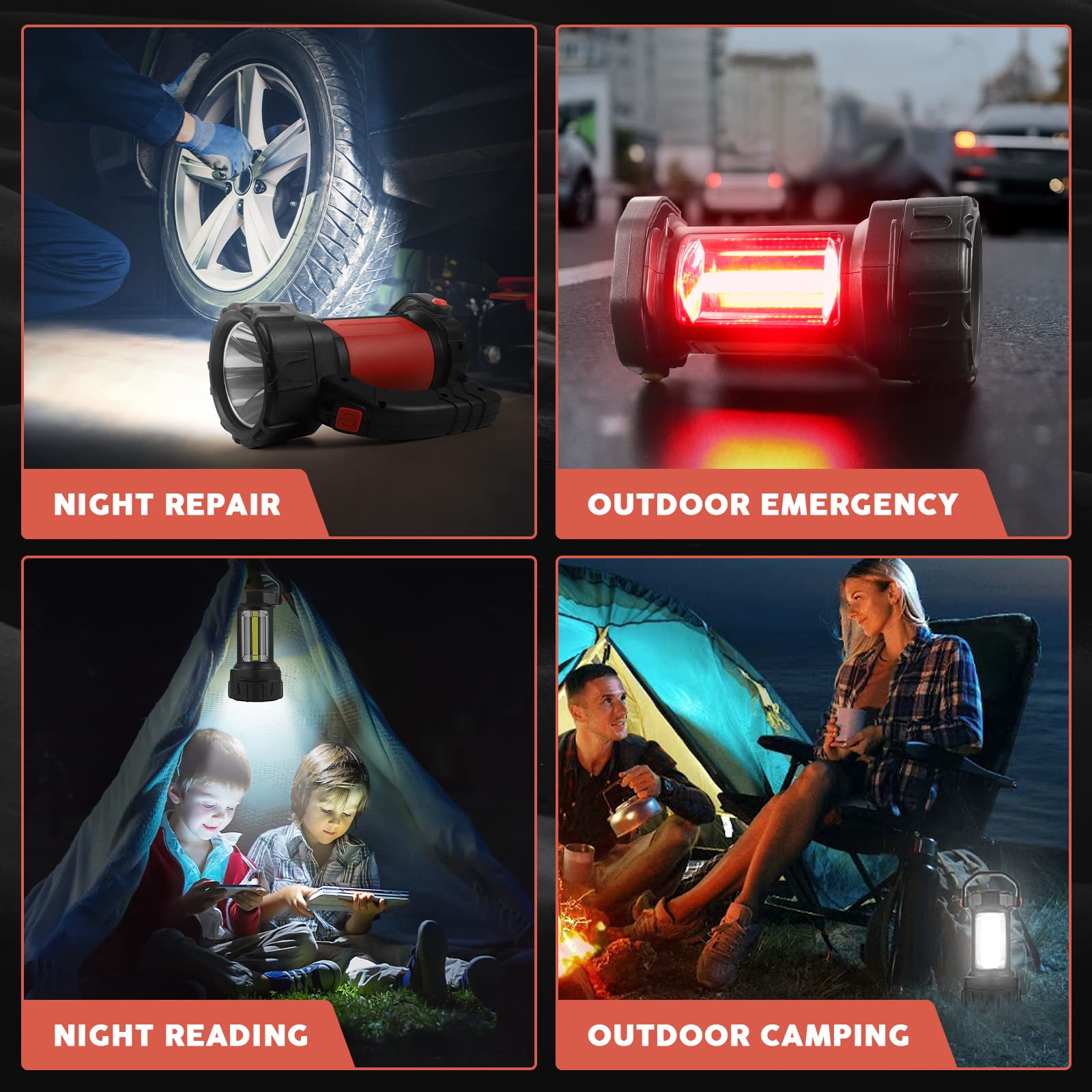 AlpsWolf lantern four-in-one design for diverse lighting needs
