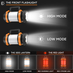 AlpsWolf lantern 6-modes demonstrates versatile lighting for camping, emergencies, and night hikes.