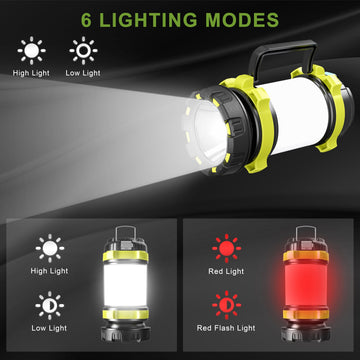 AlpsWolf lantern portable compact size fits easily in a backpack.