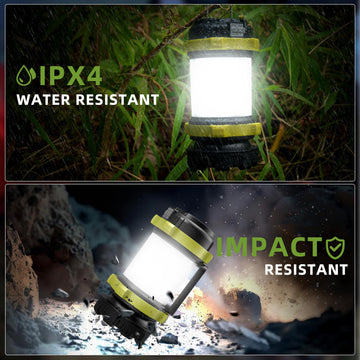 AlpsWolf lantern two-way hooks for versatile hanging on tent or branch.