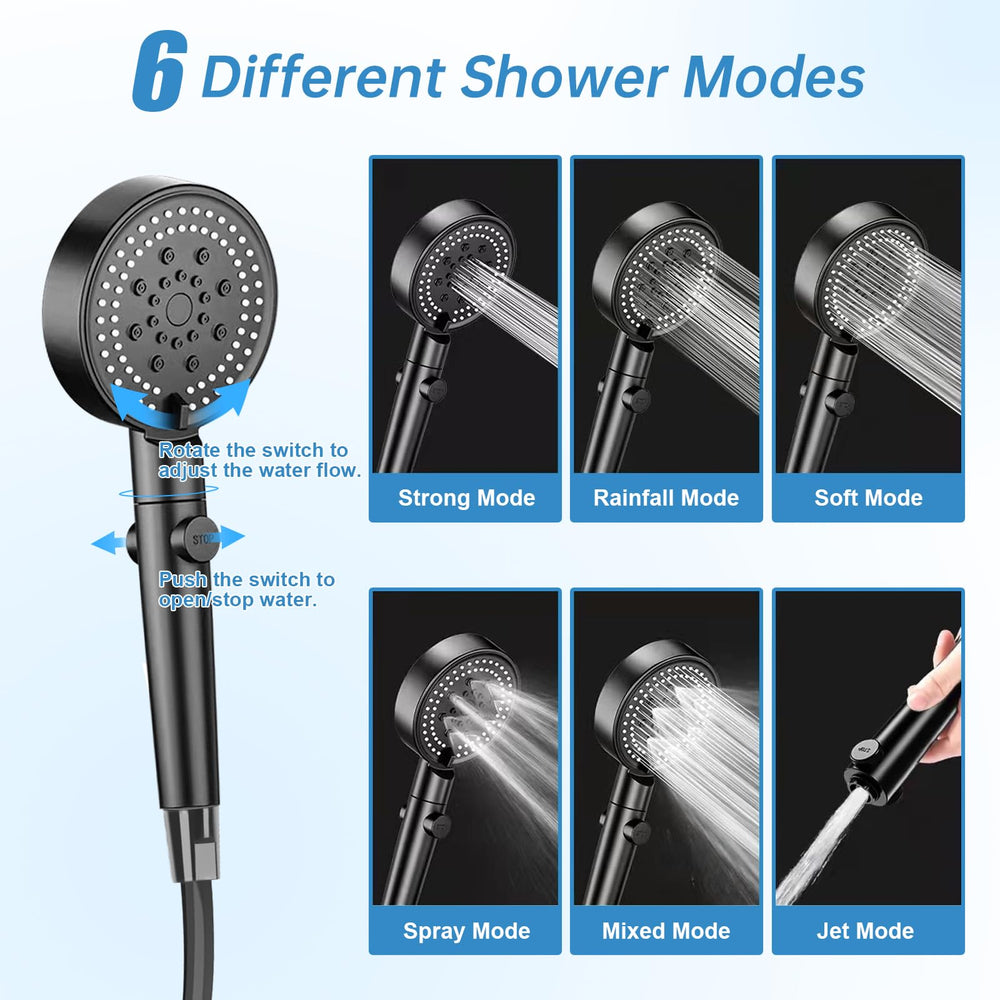 AlpsWolf portable shower 3in1-hooks offer flexible mounting indoors or outdoors