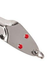 Al's Goldfish Lure Co Forty Niner lure treble hook close-up highlights quality hardware.