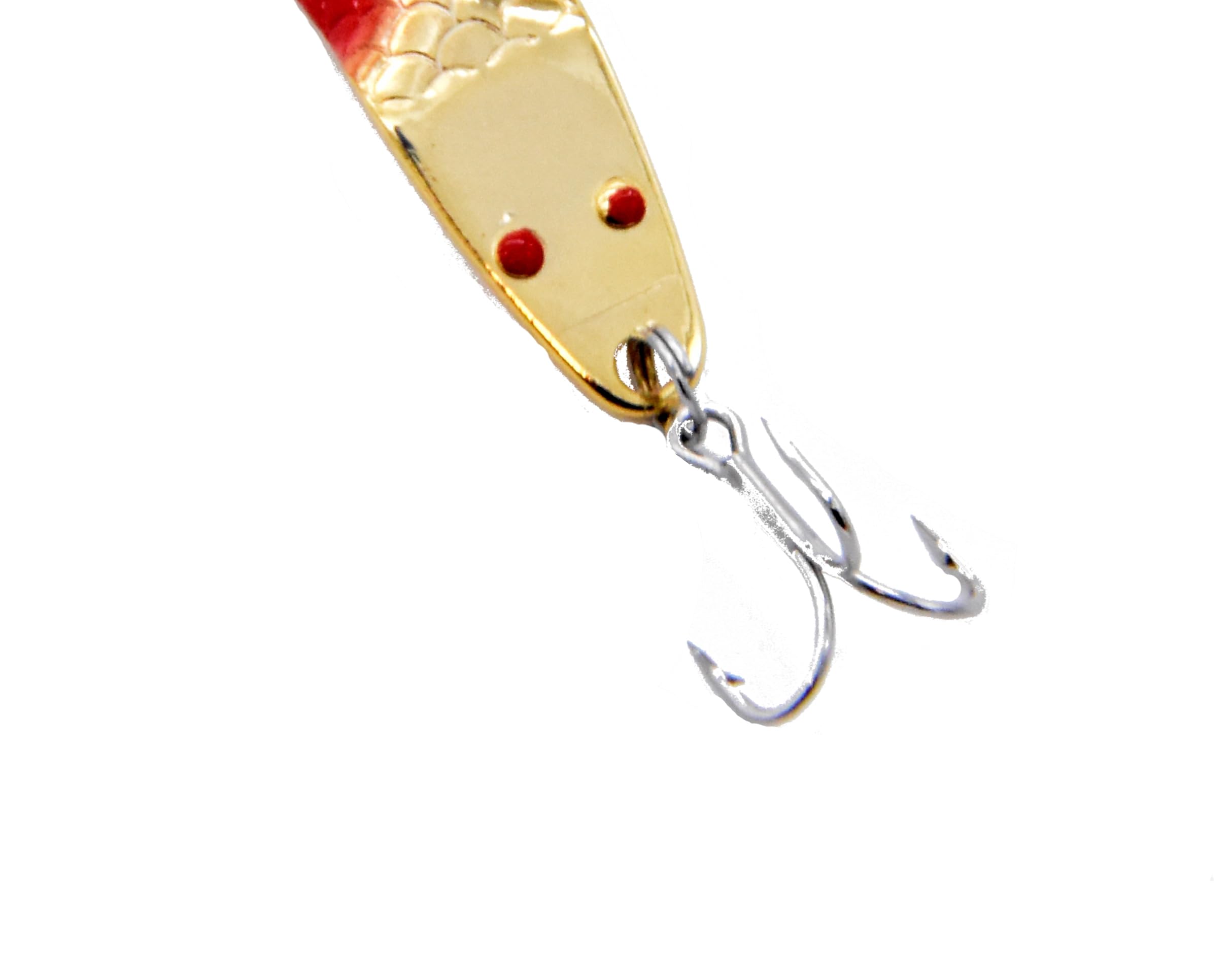 Brass body resists rust for years of reliable ice fishing with Lil' 49er.