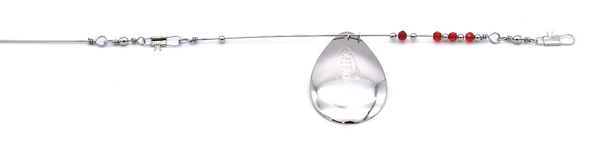 Al's Goldfish Sebago rig with faceted glass beads for water sparkle