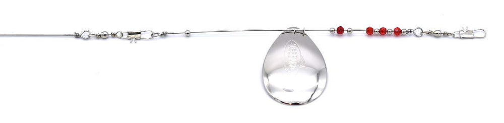 Al's Goldfish Sebago rig with faceted glass beads for water sparkle