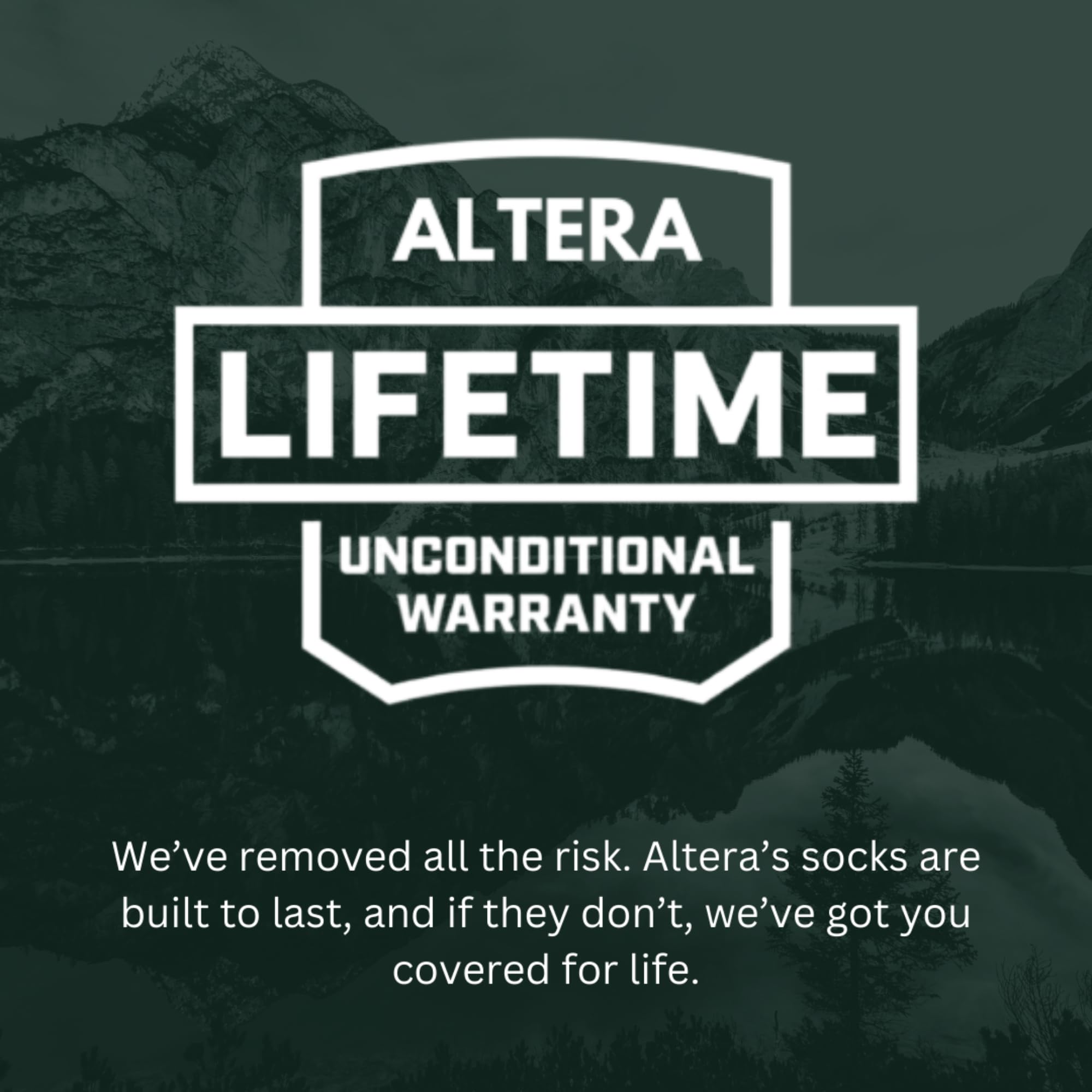 Altera Conquer olive pack shot, showing color and durability for everyday wear.