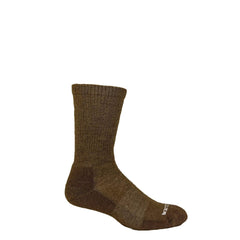 Altera Conquer olive crew socks, side view, versatile for work, travel, and casual wear.
