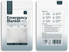 Altland emergency blankets 52x82 inches provide generous coverage in harsh weather.