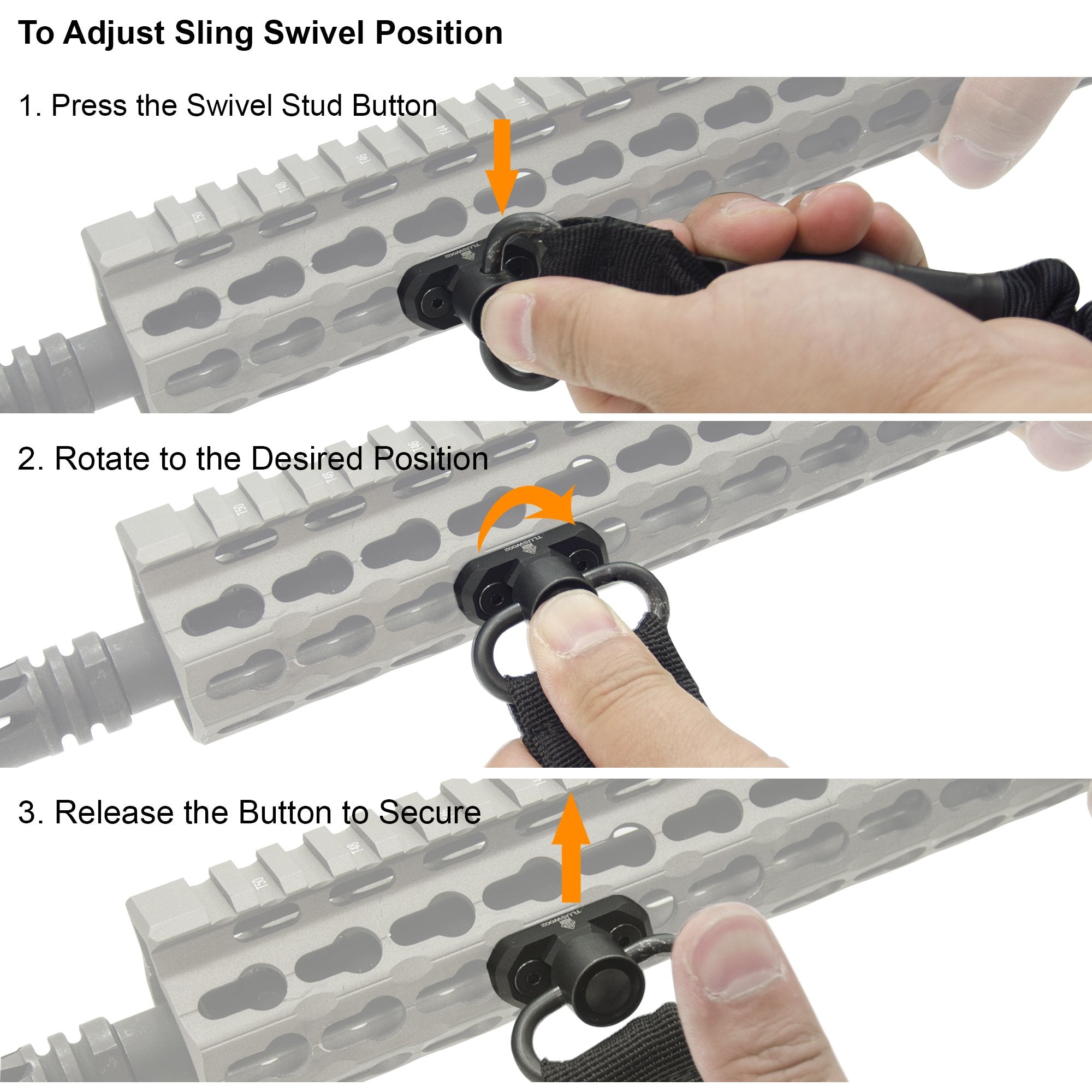 6061-T6 aluminum body with matte black hard coat anodize