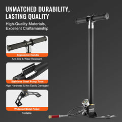 Aluminum alloy pump tube highlighting lightweight, rust-resistant construction