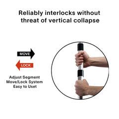Alvantor tarp poles come with a carry bag for easy transport and storage.
